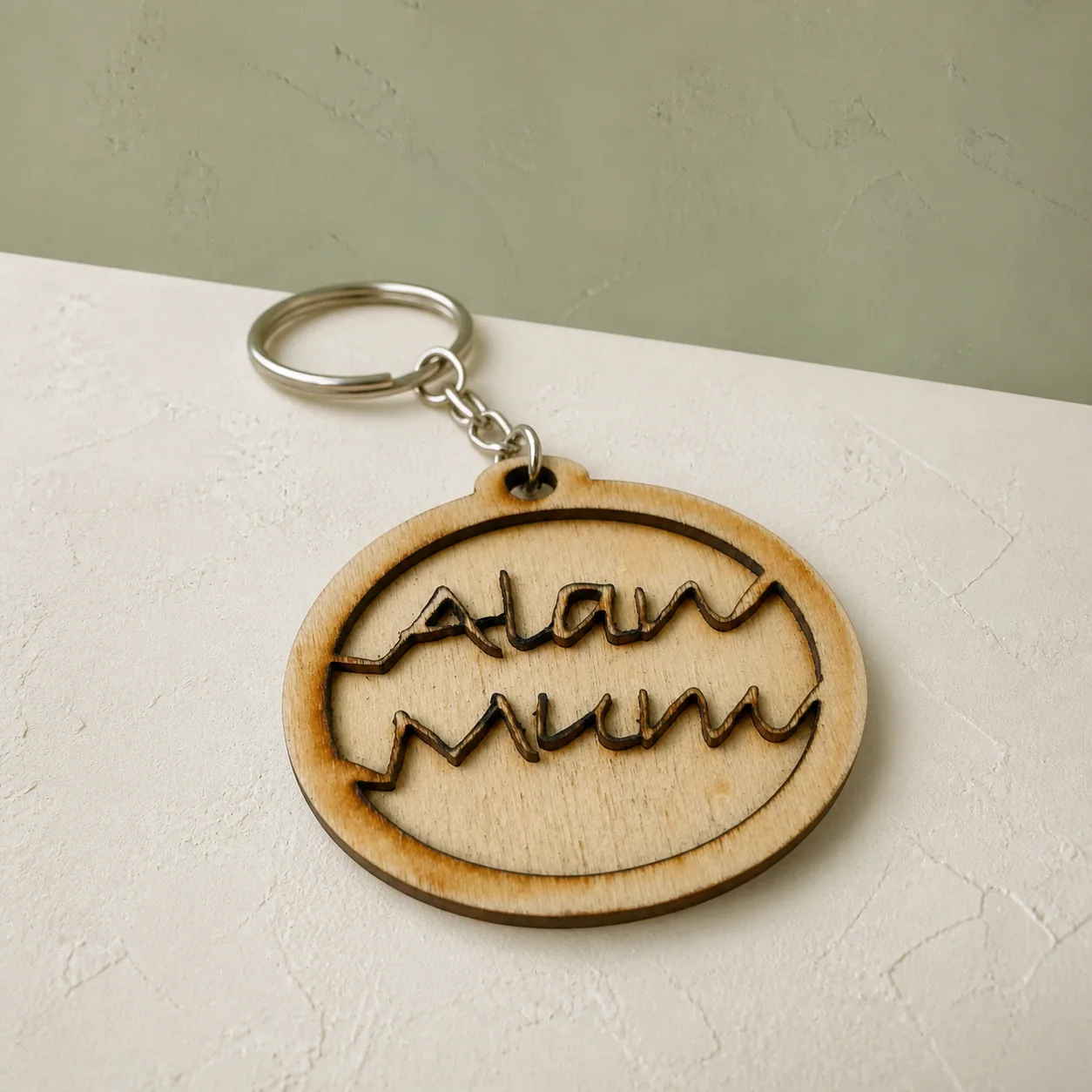 Personalised Cut Keyring