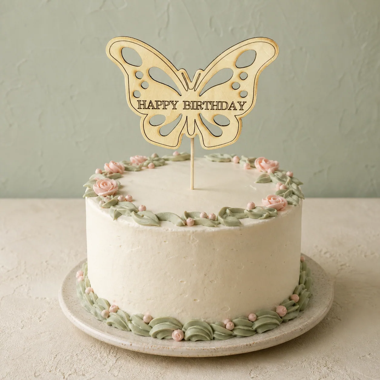 Butterfly Birthday Cake Topper