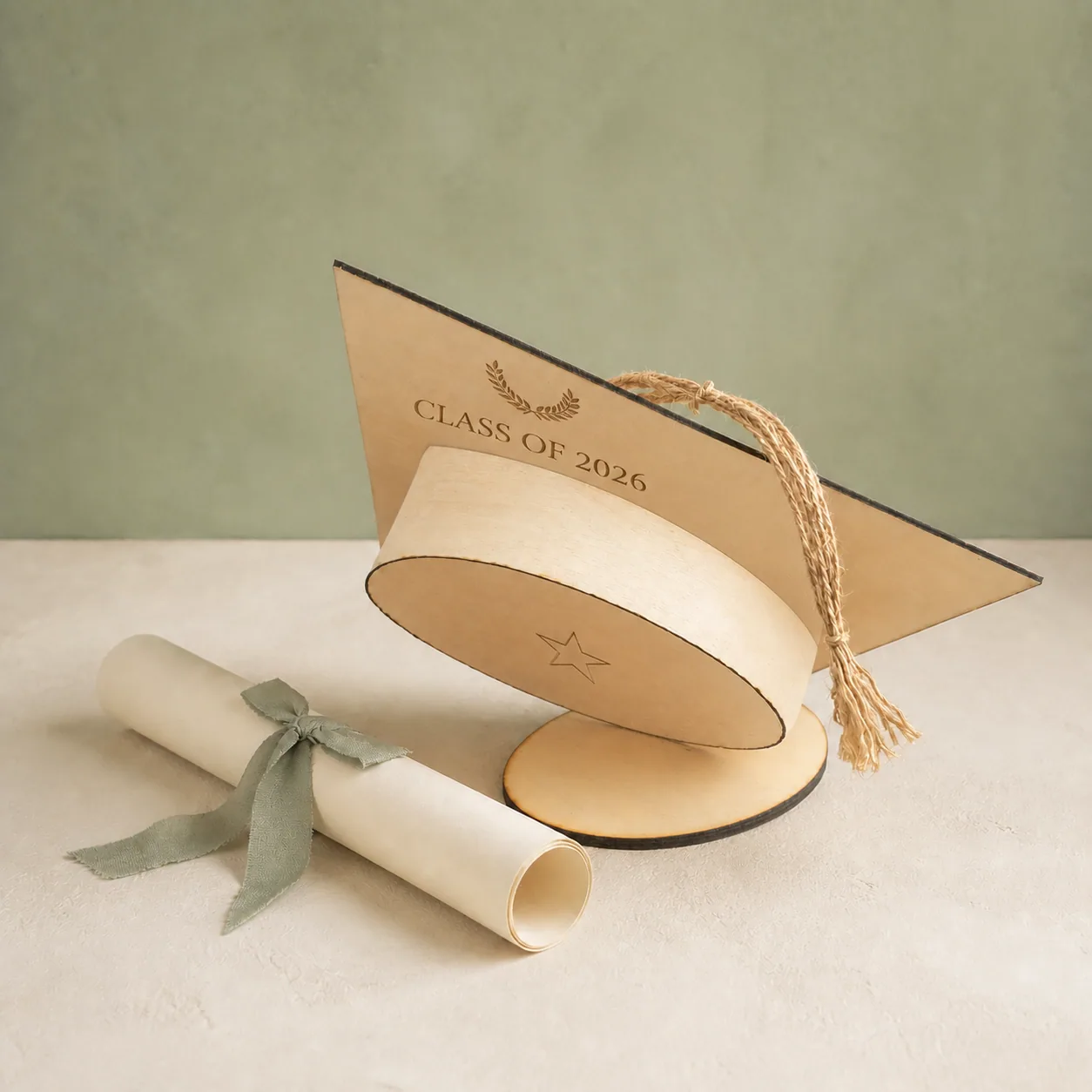 Personalised Wooden Graduation Cap