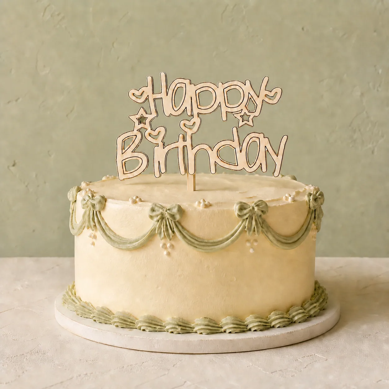 Personalised "Happy Birthday" Topper