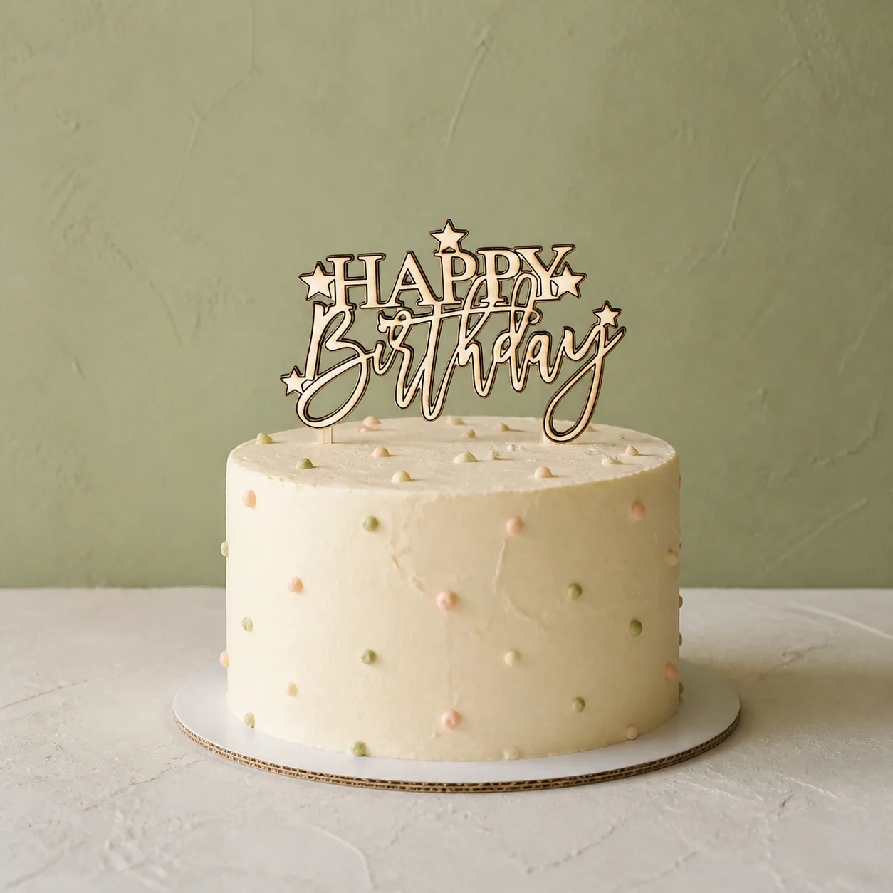Personalised "Happy Birthday" Topper