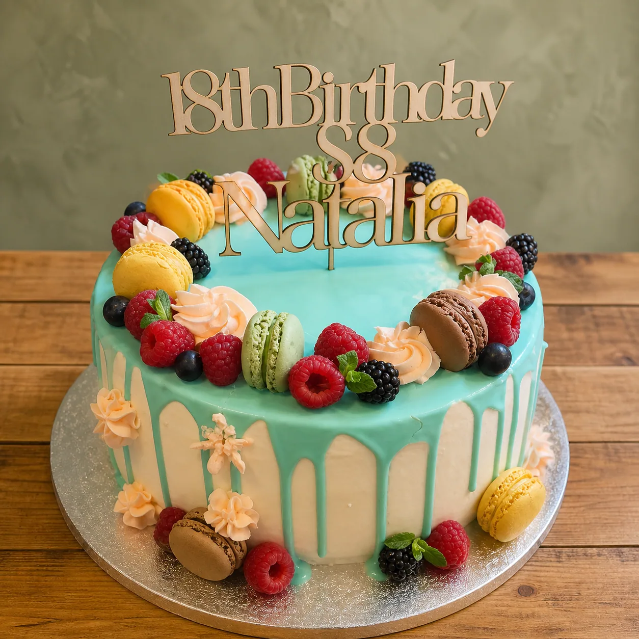 18th Birthday Natalia Cake Topper