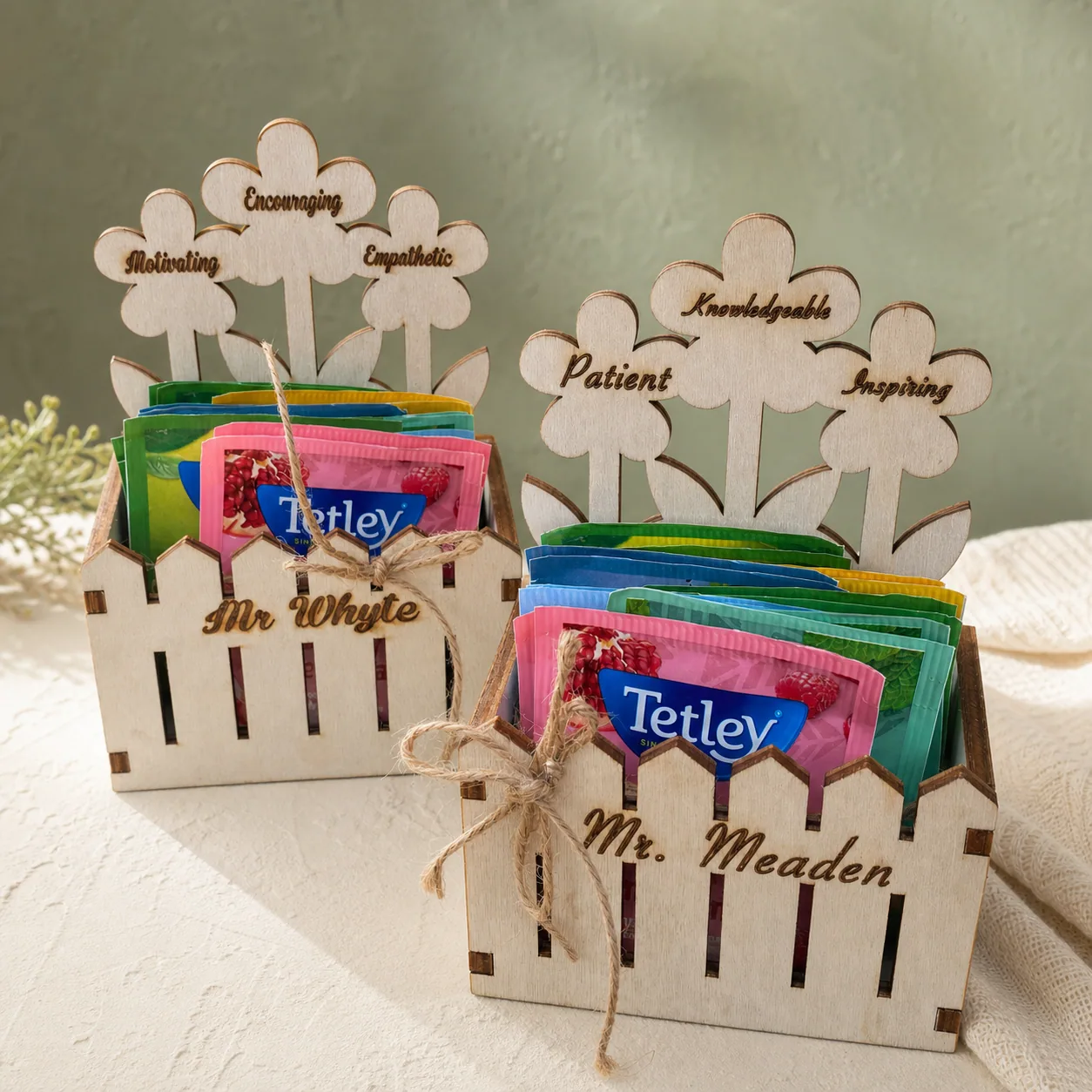 Teacher's Day Tea Packet Holder